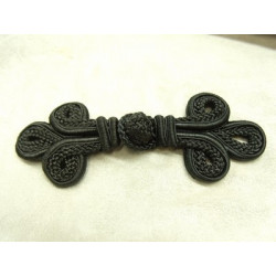 BOUTON BRANDEBOURG NOIR