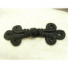 BOUTON BRANDEBOURG NOIR