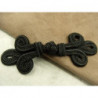 BOUTON BRANDEBOURG NOIR