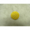 bouton acrylique-17 mm- motif croco- jaune