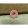 bouton rose pale- 18 mm- à 2 trous