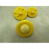 bouton bicolore composé -28 mm- jaune