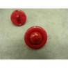 bouton bicolore composé -22 mm- rouge