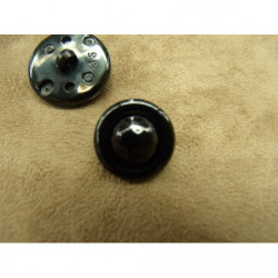 bouton bicolore composé -17 mm- noir