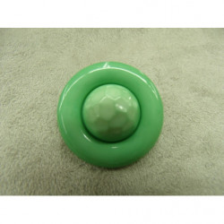 bouton  bicolore composé -28 mm- vert