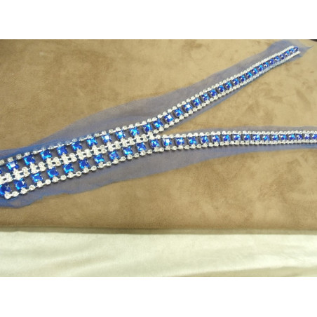 COL strass bleu COL strass bleu