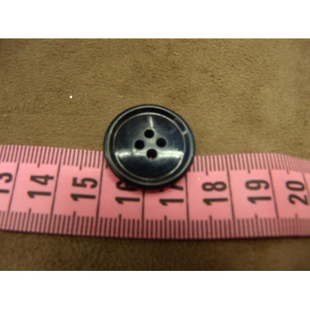 bouton acrylique marine à 4 trous