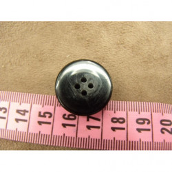 bouton acrylique  noir à 4 trous