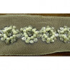  et strass  sur tulle et voile