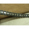 ruban strass carré argenté