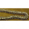 ruban strass central argenté 2 cm