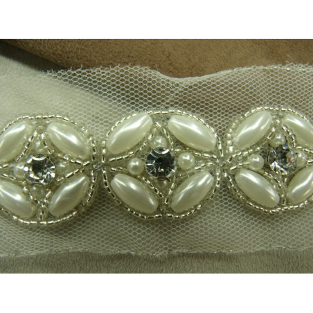 ruban perlé strass ruban perlé strass