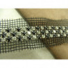 largeur 4 cm / strass 1.5 cm 