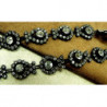 ruban grand strass entouré de 12 petit strass