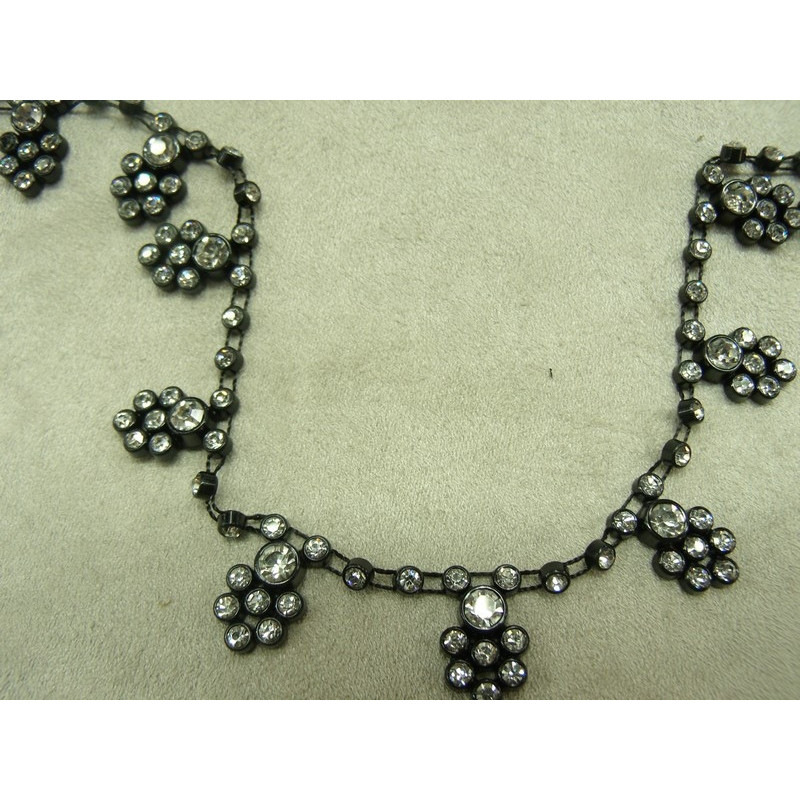 ruban petite frange de strass