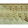 guipure beige et or 16 cm