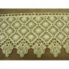 guipure beige et lurex or