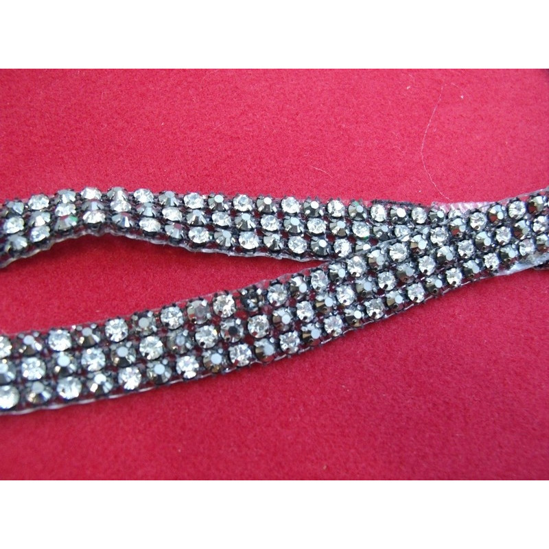 ruban strass antracide
