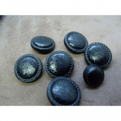 bouton acrylique noir 