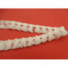 ruban pompom blanc