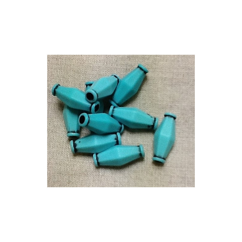perles losange turquoise 