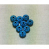 perle plate bleu turquoise