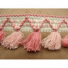 ruban pompon rose