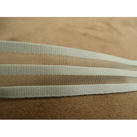 ruban fantaisie crin gris et transparent ruban fantaisie crin gris et transparent