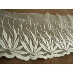 dentelle blanc cassé