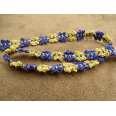 ruban fantaisie violet et jaune ruban fantaisie violet et jaune